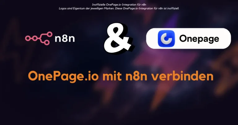 OnePage io n8n